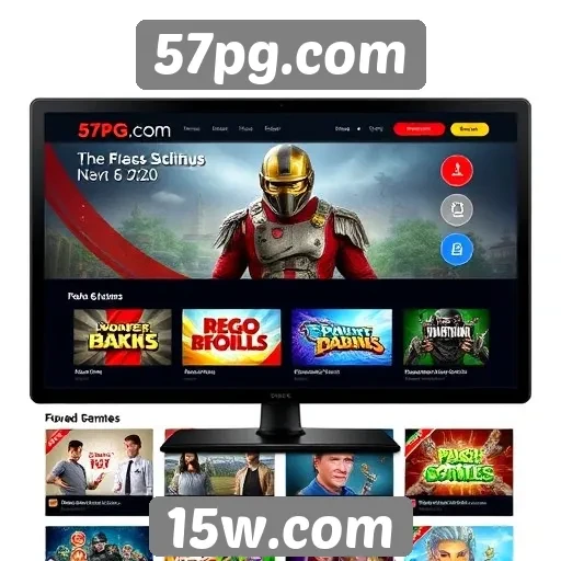 Exploração das funcionalidades do site 57pg.com