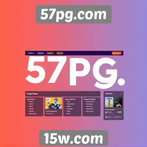 Análise da interface do usuário do site 57pg